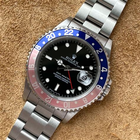 rolex gmt fadded 1999|rolex gmt 16700 bezel position.